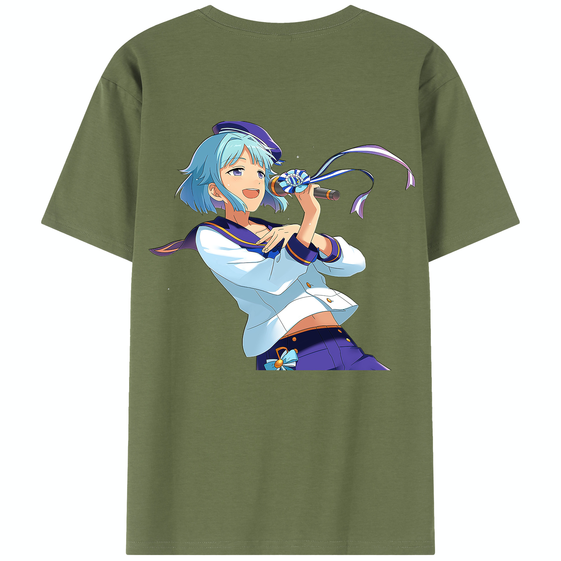 （画像用） あんさんぶるスターズ! Ensemble Stars 綿100％半袖Tシャツ（背面プリント）
